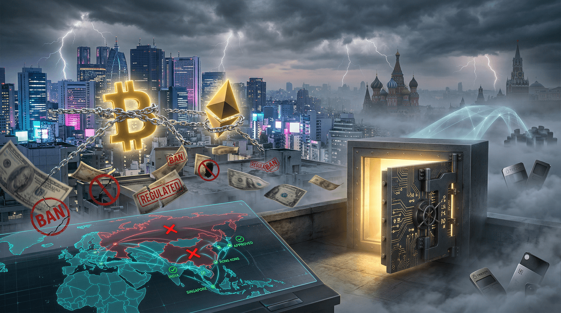 Asia's Crypto Shifts Top Wu 10: Russia Bans, Japan Regs BTC $70K