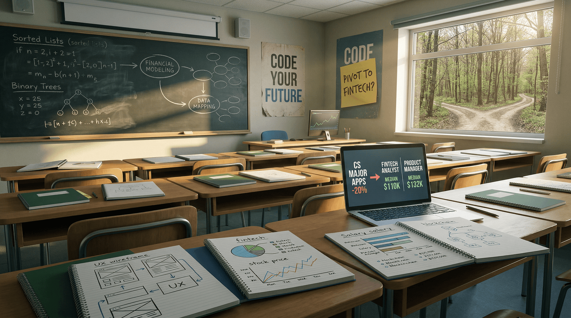 CS Majors Decline 20% in 2024: Pivot to $130K Roles