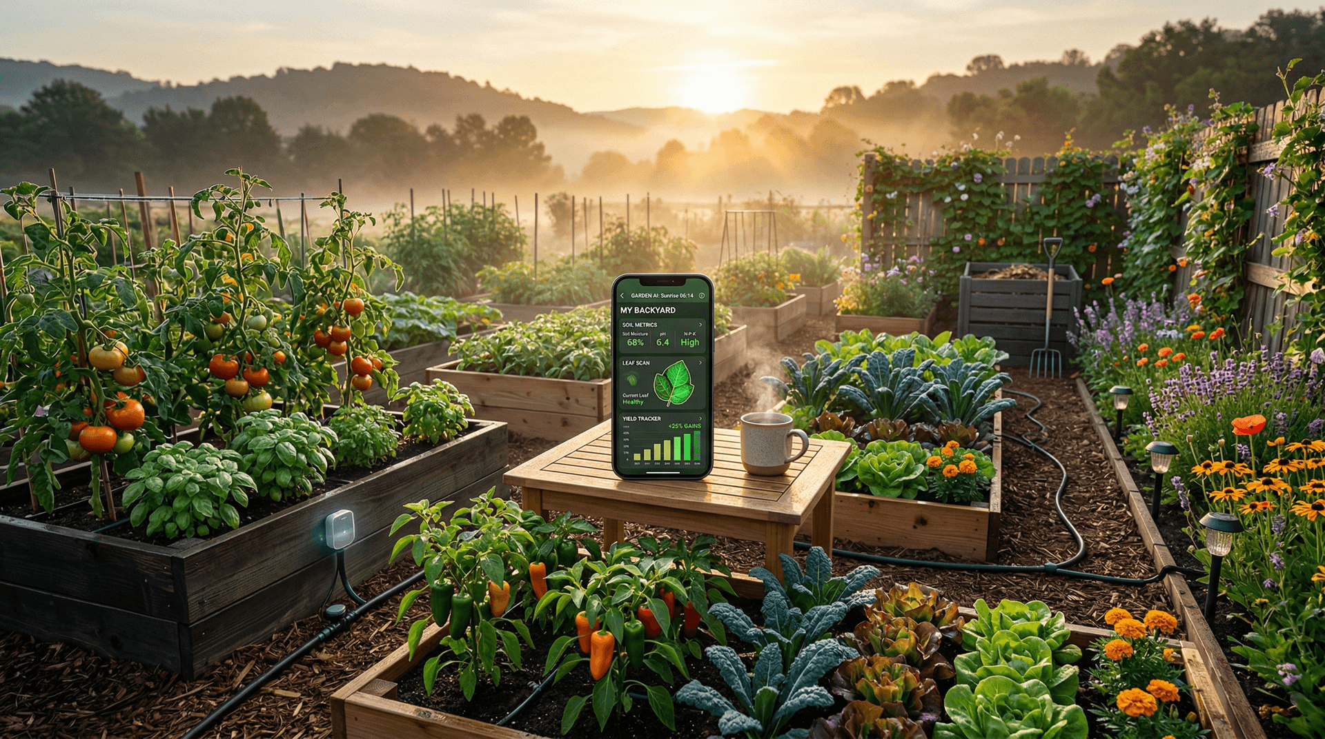 AI Home Gardening Boosts Yields 25%, Cuts Costs 30%