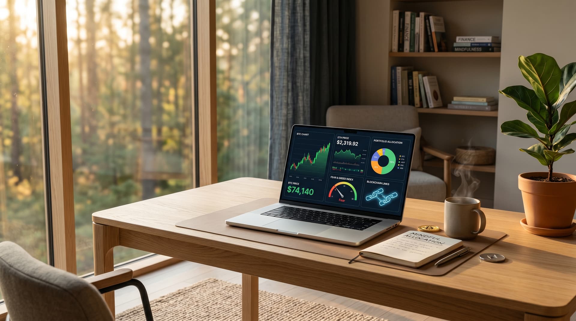 Build Diversified Cryptocurrency Portfolio Now: BTC $74K Amid Fear 21 Dip