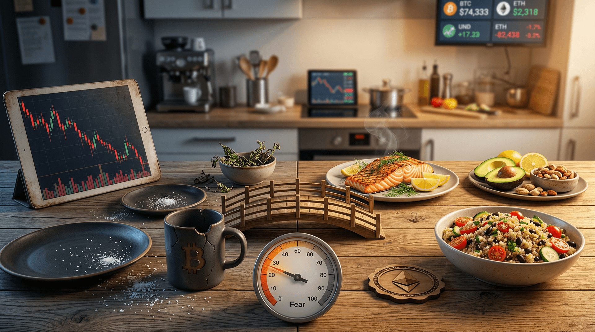 Crypto Perception Divide: Fear & Greed Hits 21, BTC $74,333