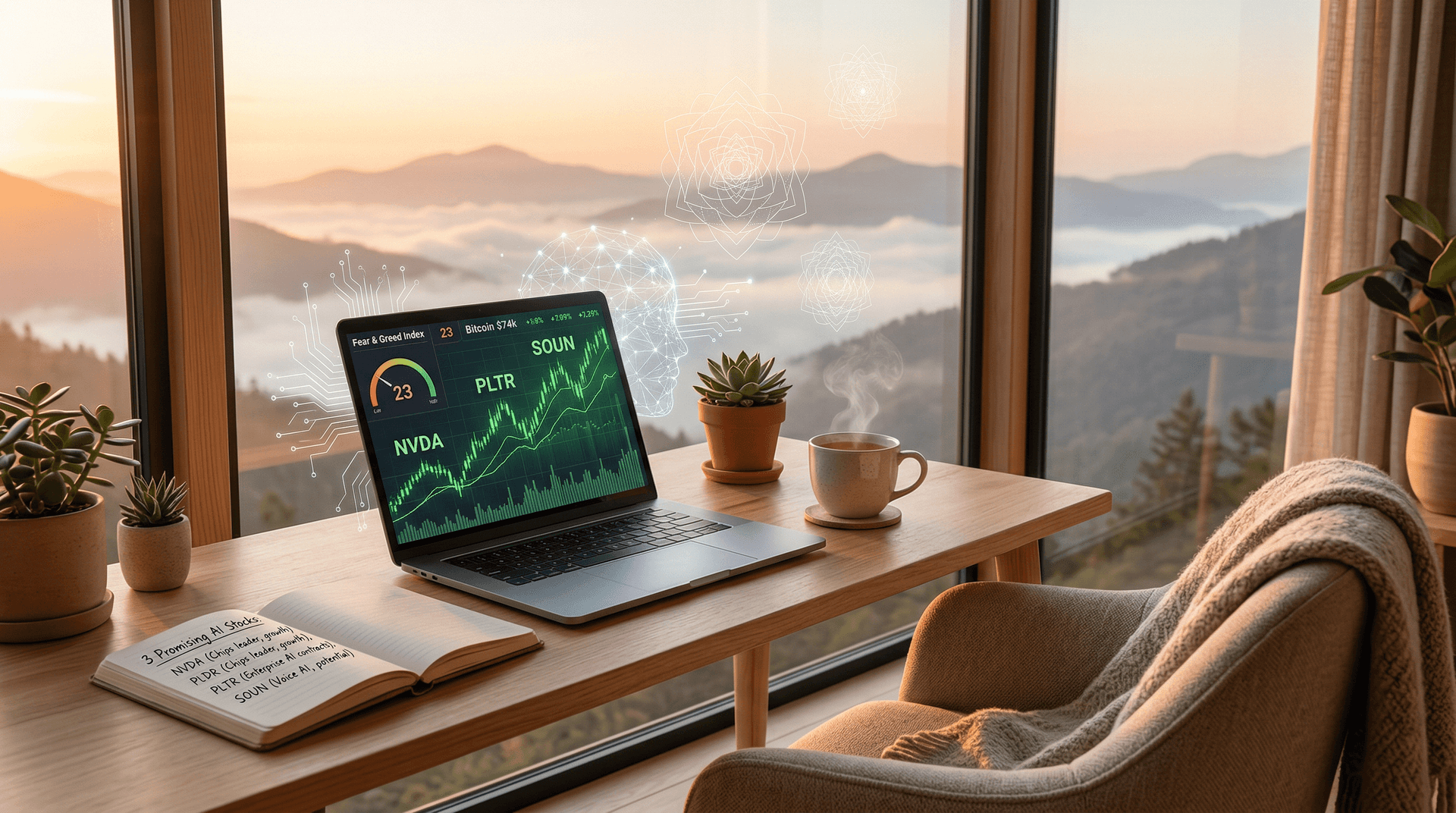 3 Promising AI Stocks (NVDA, PLTR, SOUN) to Buy as Fear & Greed Hits 23