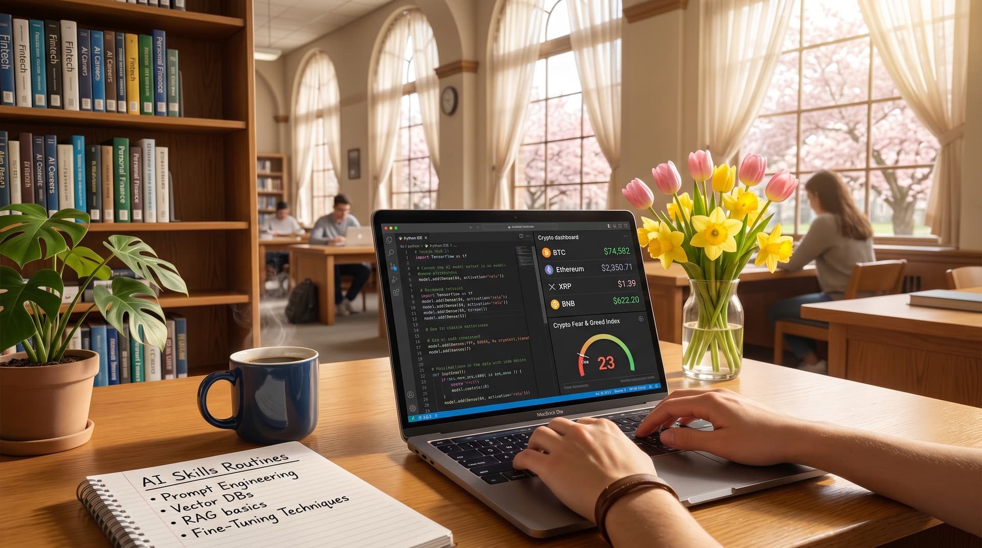 AI Skills Development Surges as Crypto Fear Hits 23
